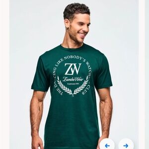 Zumba Fitness Green Graphic Tee